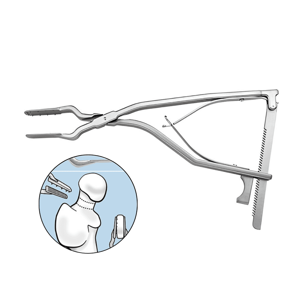 Kenerly Double Parallel Femoral Neck Disc Grasper