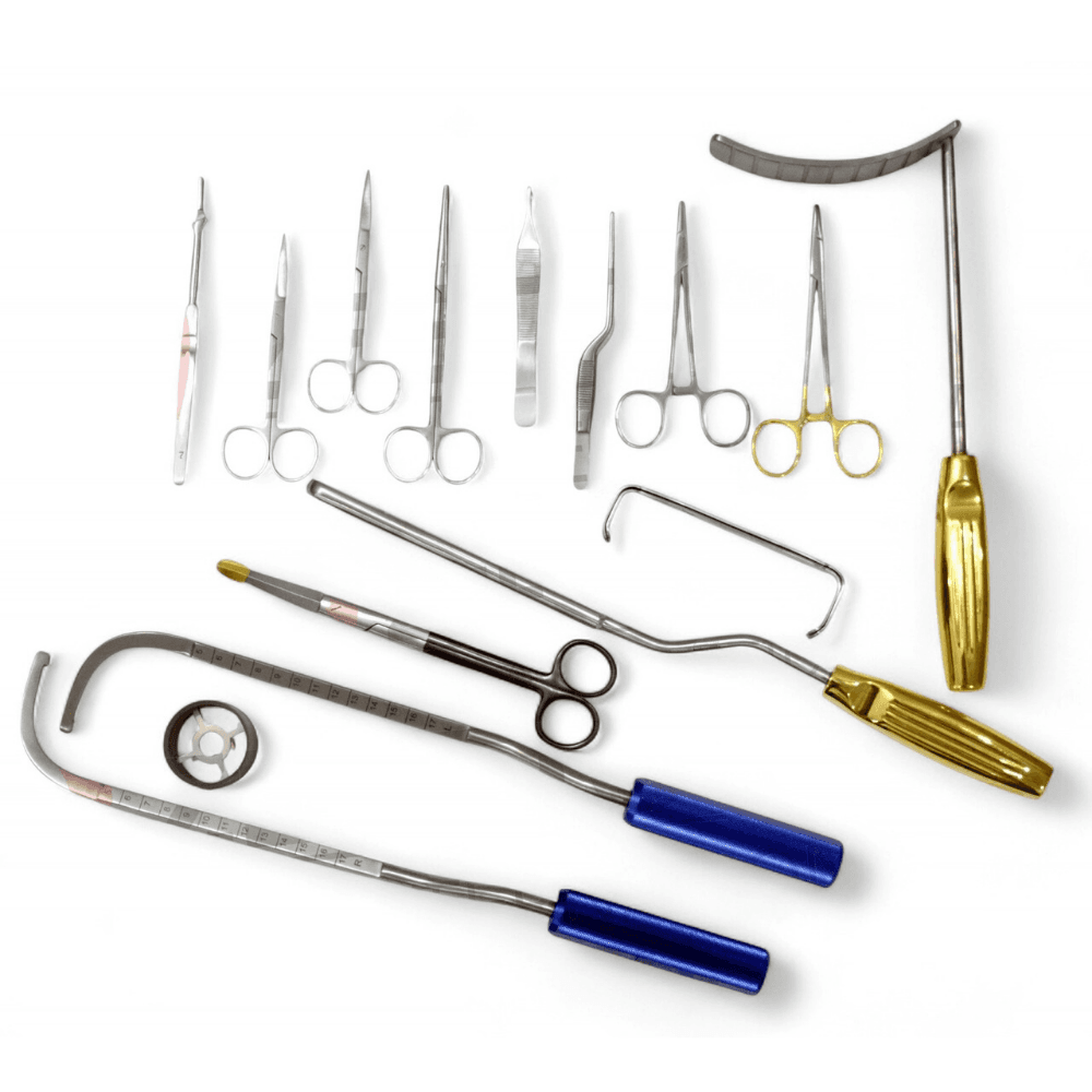High Quality Mammaplasty Instruments Set German Stainless Steel, Plastic