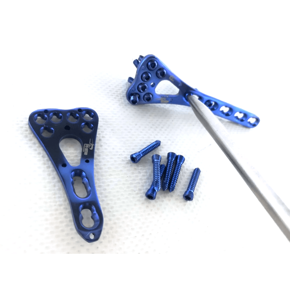 Distal Tibia LCP 3.5mm Plates 5-10 Hole L/R & LCP Hex Screws 113 Pcs Set