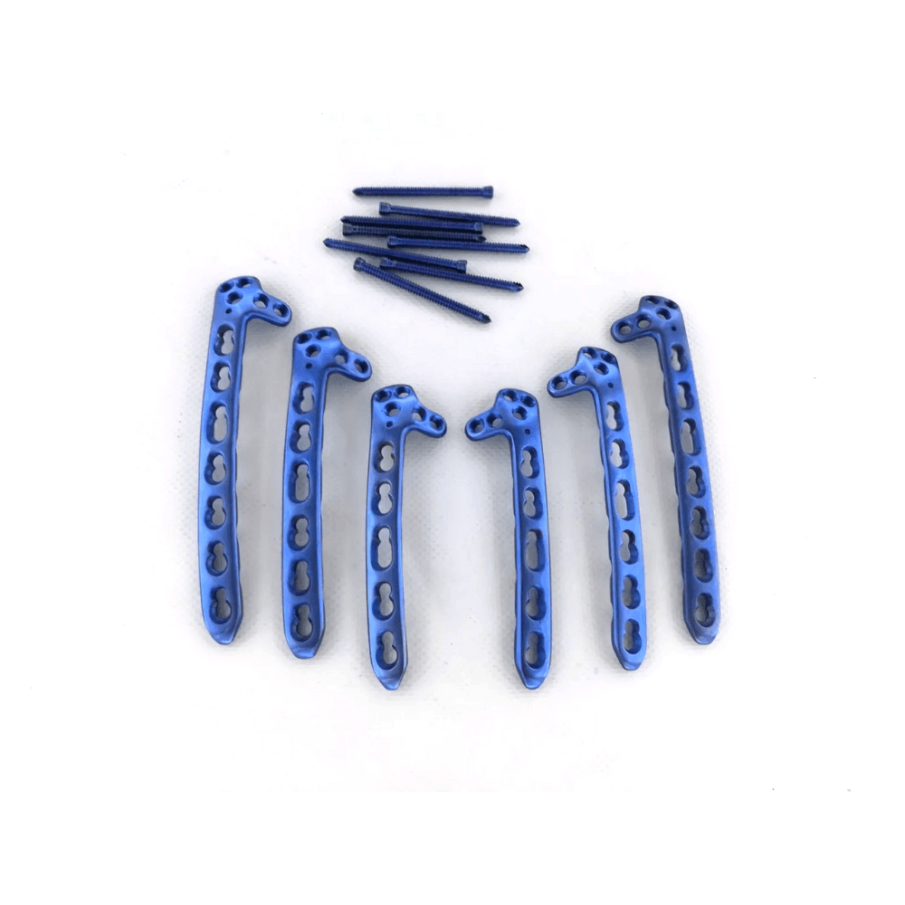 Locking 4.5/5.0mm Proximal Medial Tibia T Plate 4-10 Holes & Screws 113 Pcs Set