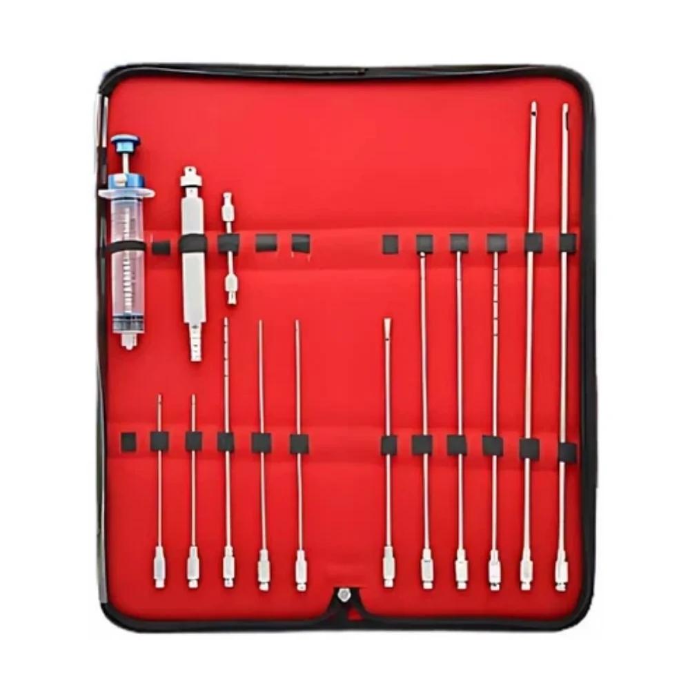 Liposuction Cannulas Set – 12-Piece Fat Transfer Instruments A+ Quality
