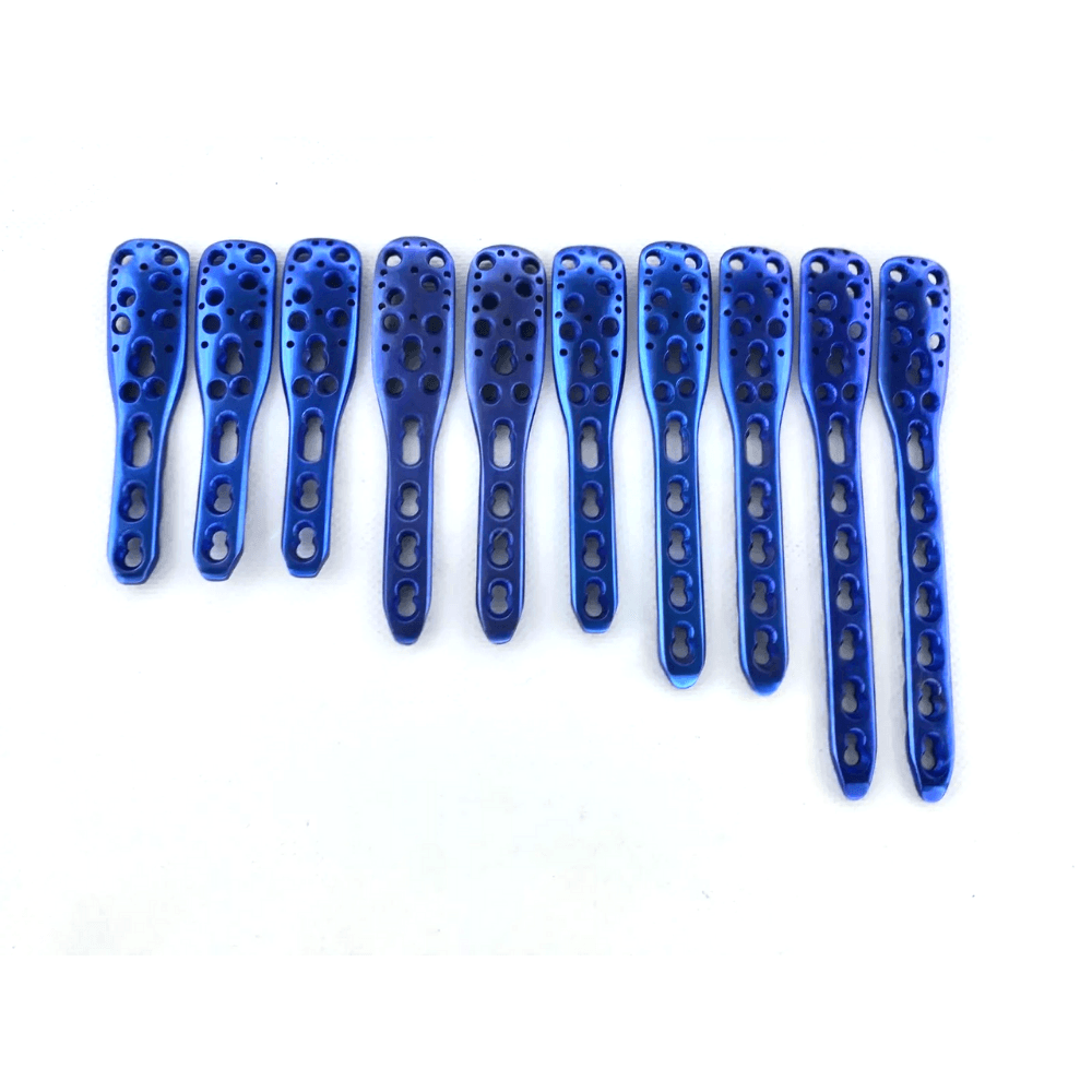 PHILOS Proximal Humerus LCP Bone Plates 3 to 7 Holes Titanium set of 10 pieces