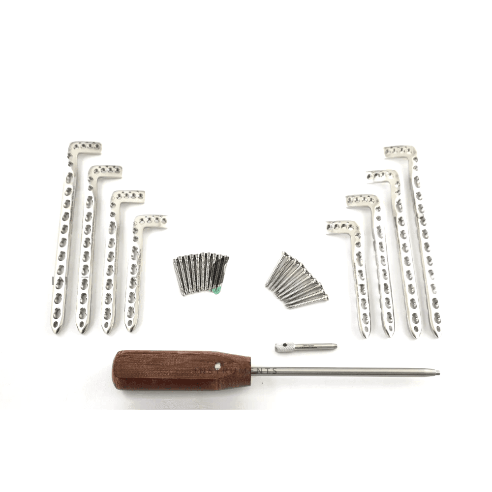 3.5mm Locking T Plate 20 holes Set of 10 PCS