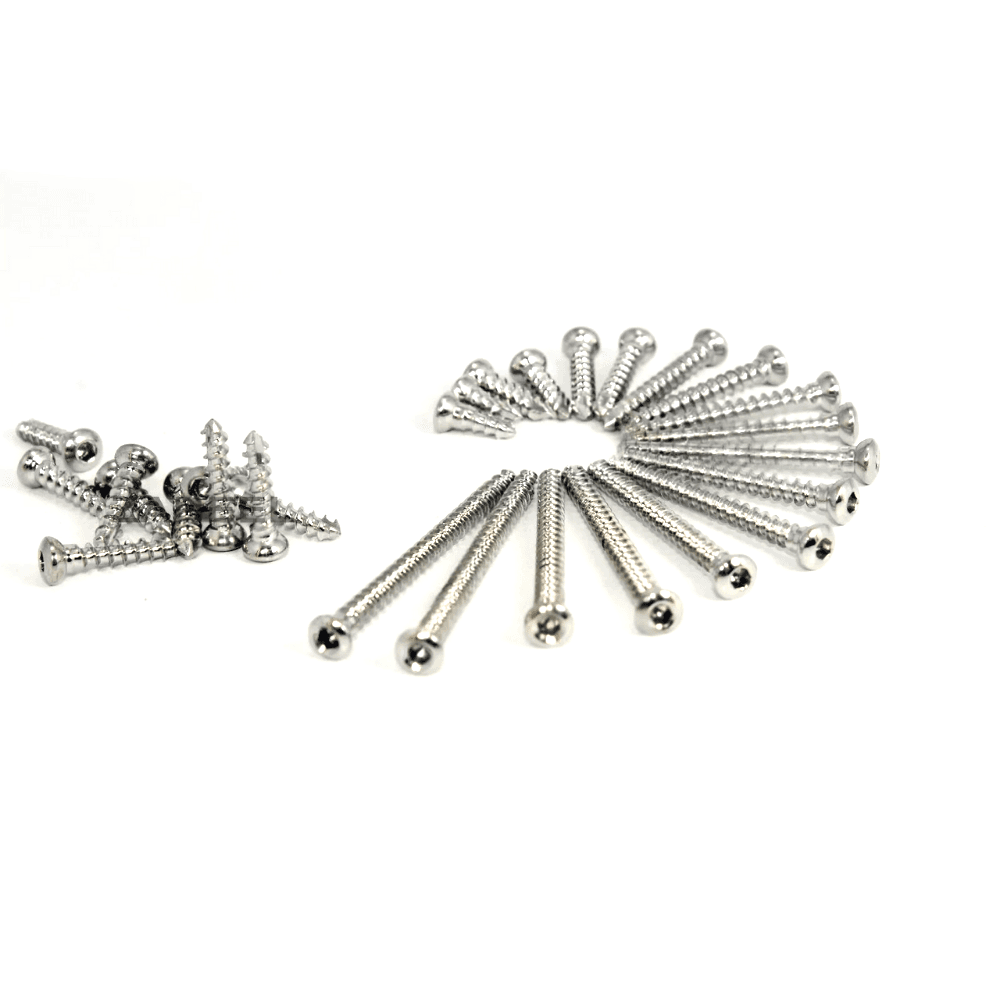 1.5mm LCP Locking Screws Hex Head Mini Fragments Titanium Different Lengths Set