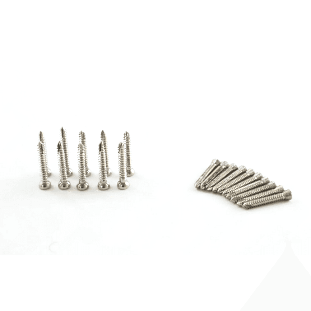 1.5 mm Cortical Cortex Screws, Self-Tapping, Orthopedic Veterinary Set, 80 Pieces