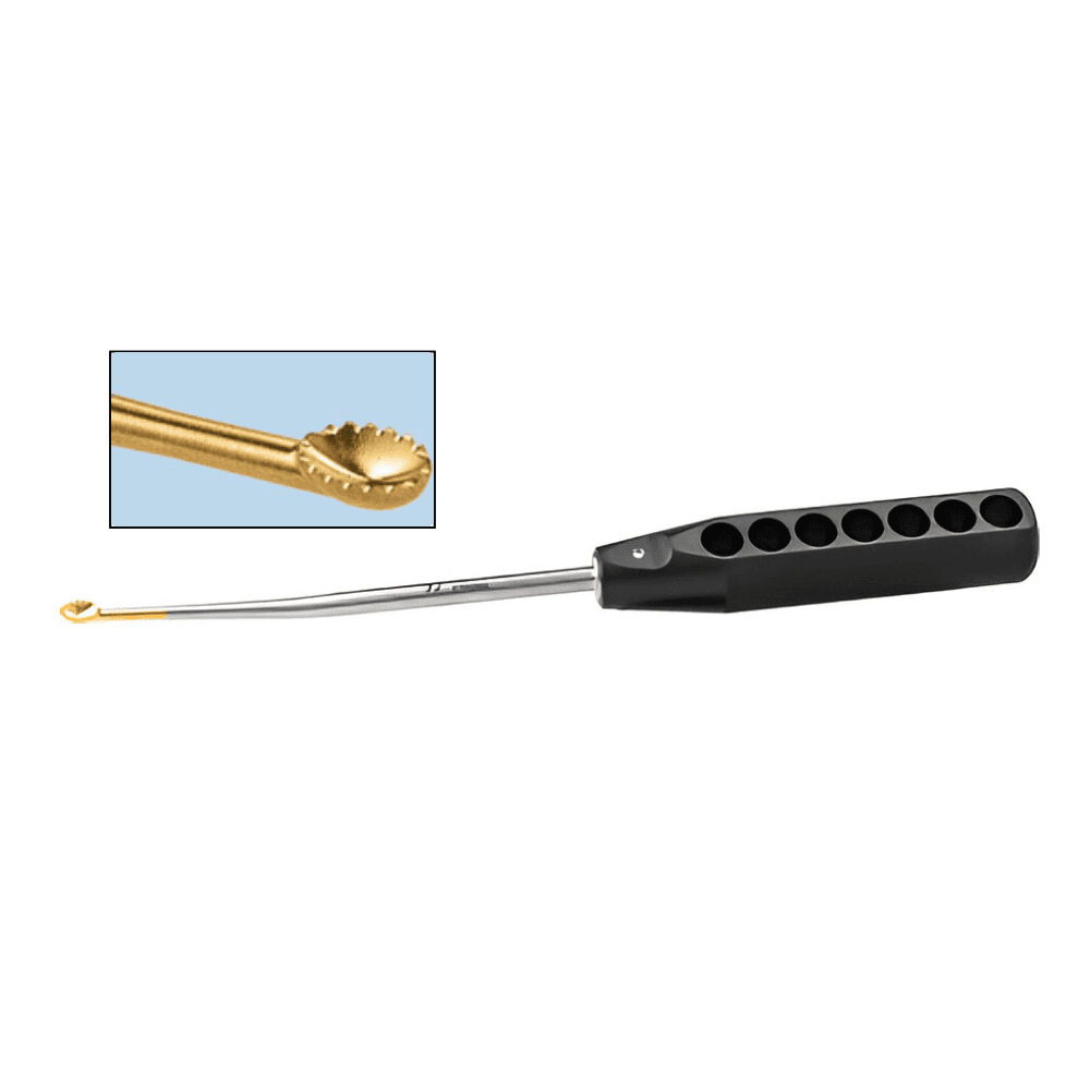 Chandran Bent Serrated Curette