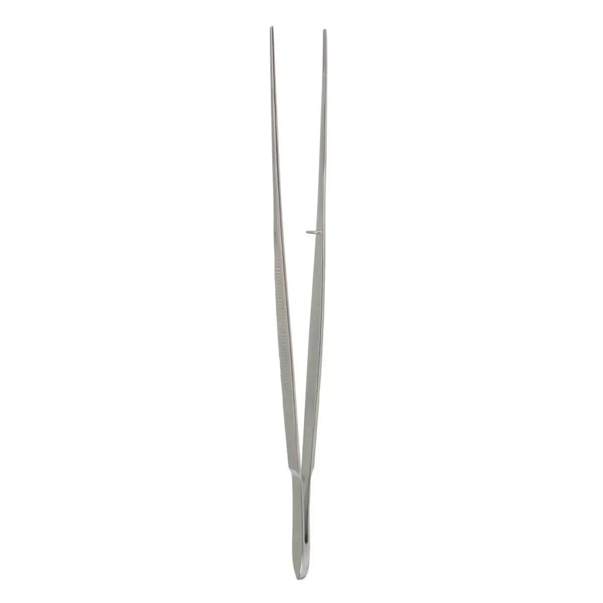 10″ Gillies Thumb Forceps – 2mm x serrated