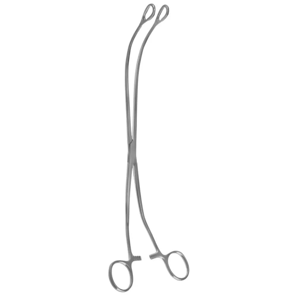 12 1/8″ K-P Long Jaw Ring Forceps – 6″ jaw curved angle shanks