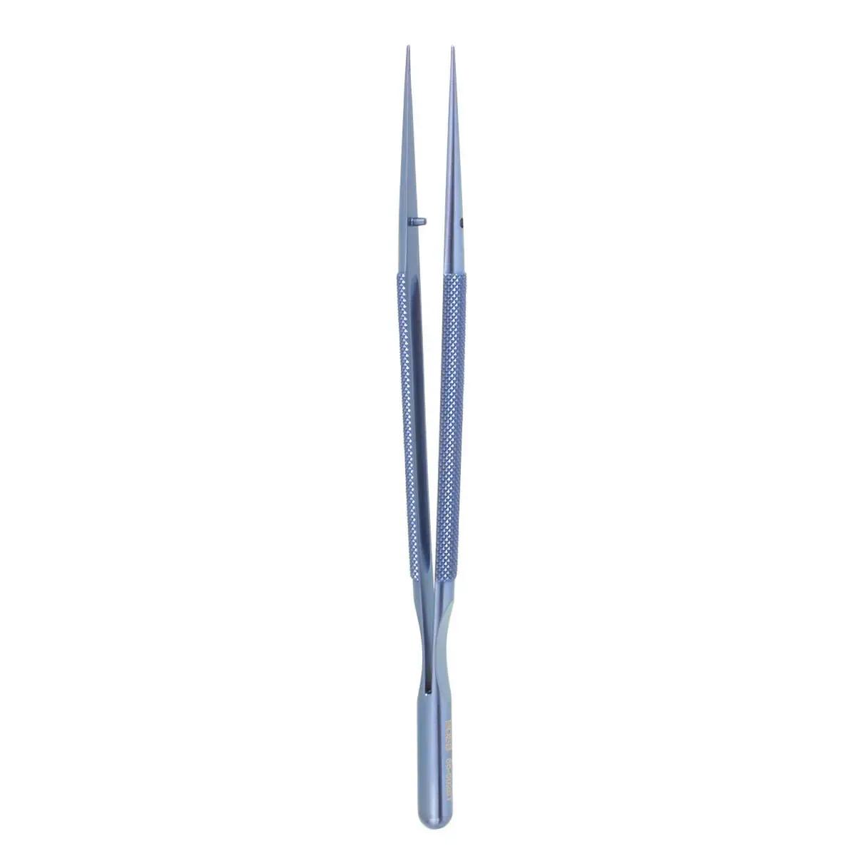 7″ FineTouch Tissue Forceps – w/ platform 1mm tip