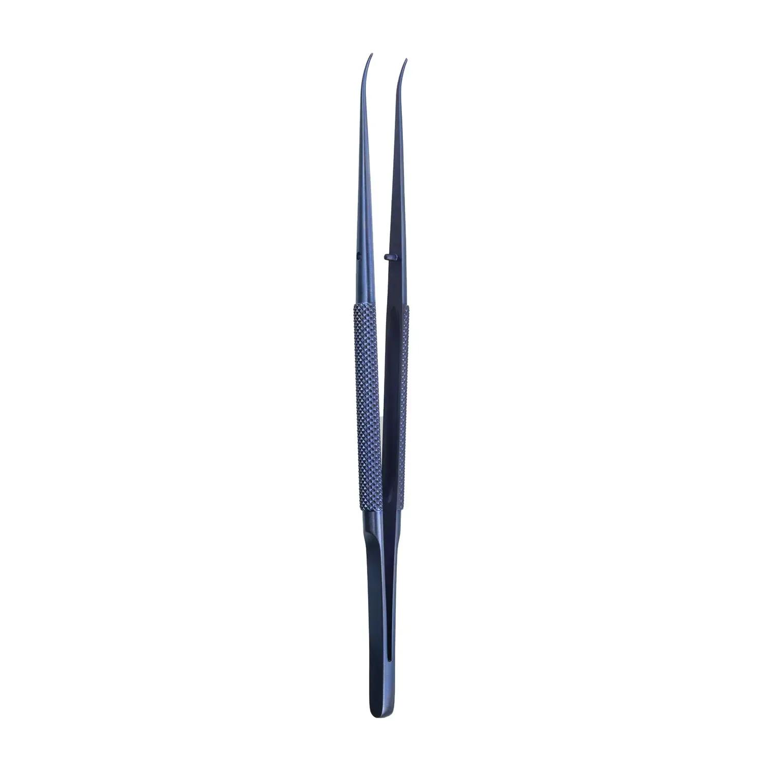 7″ LighTouch FineTouch Tissue Forceps – curved light