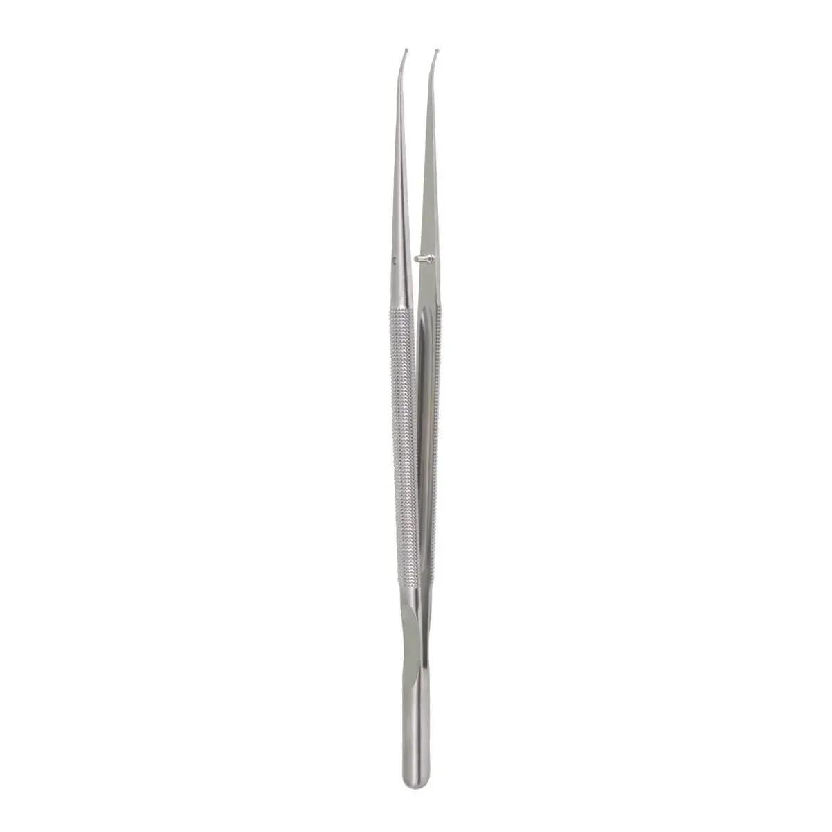 8 1/4″ FineTouch Ring Tip Forceps – curved