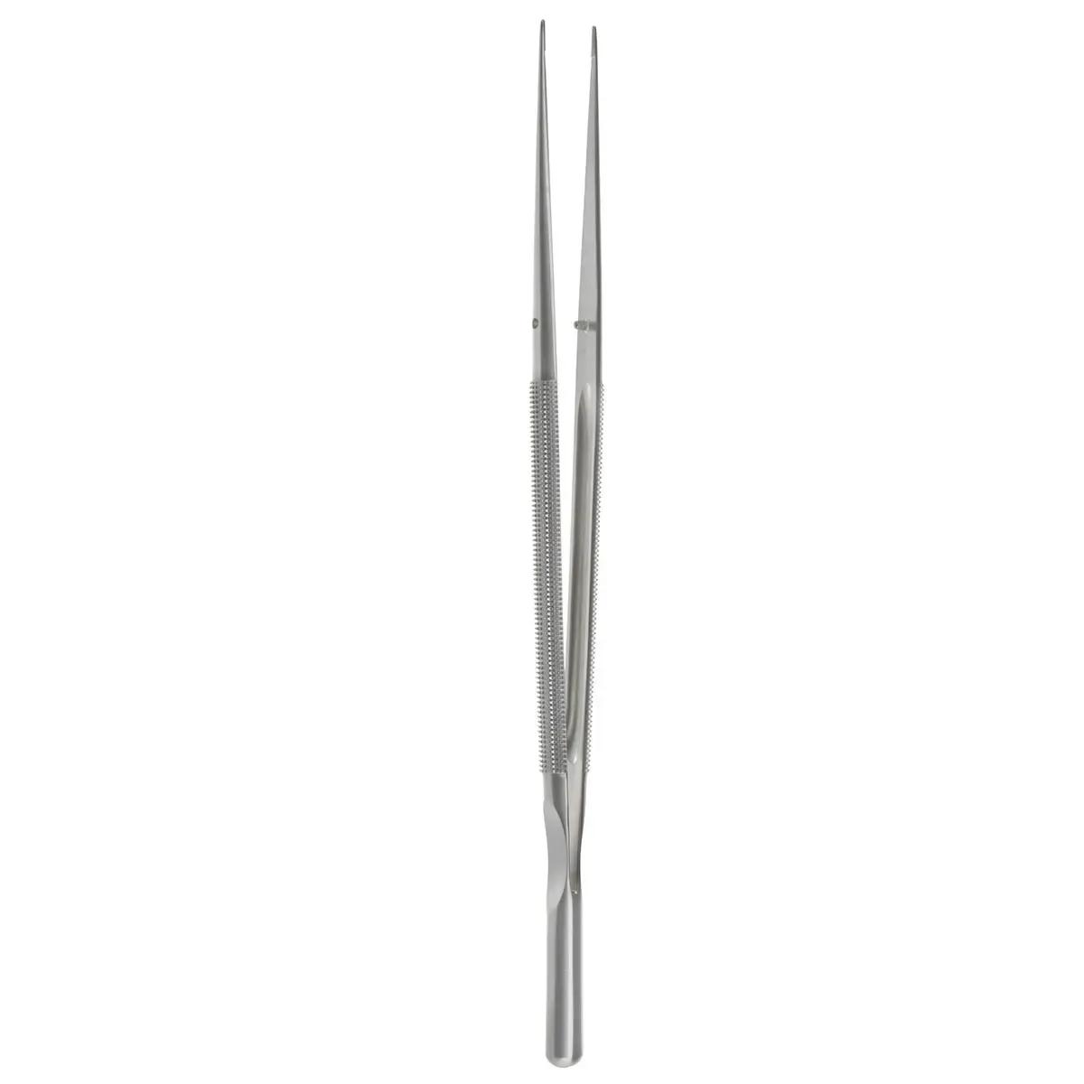 8 1/4″ FineTouch Tissue Forceps – straight w/o platform
