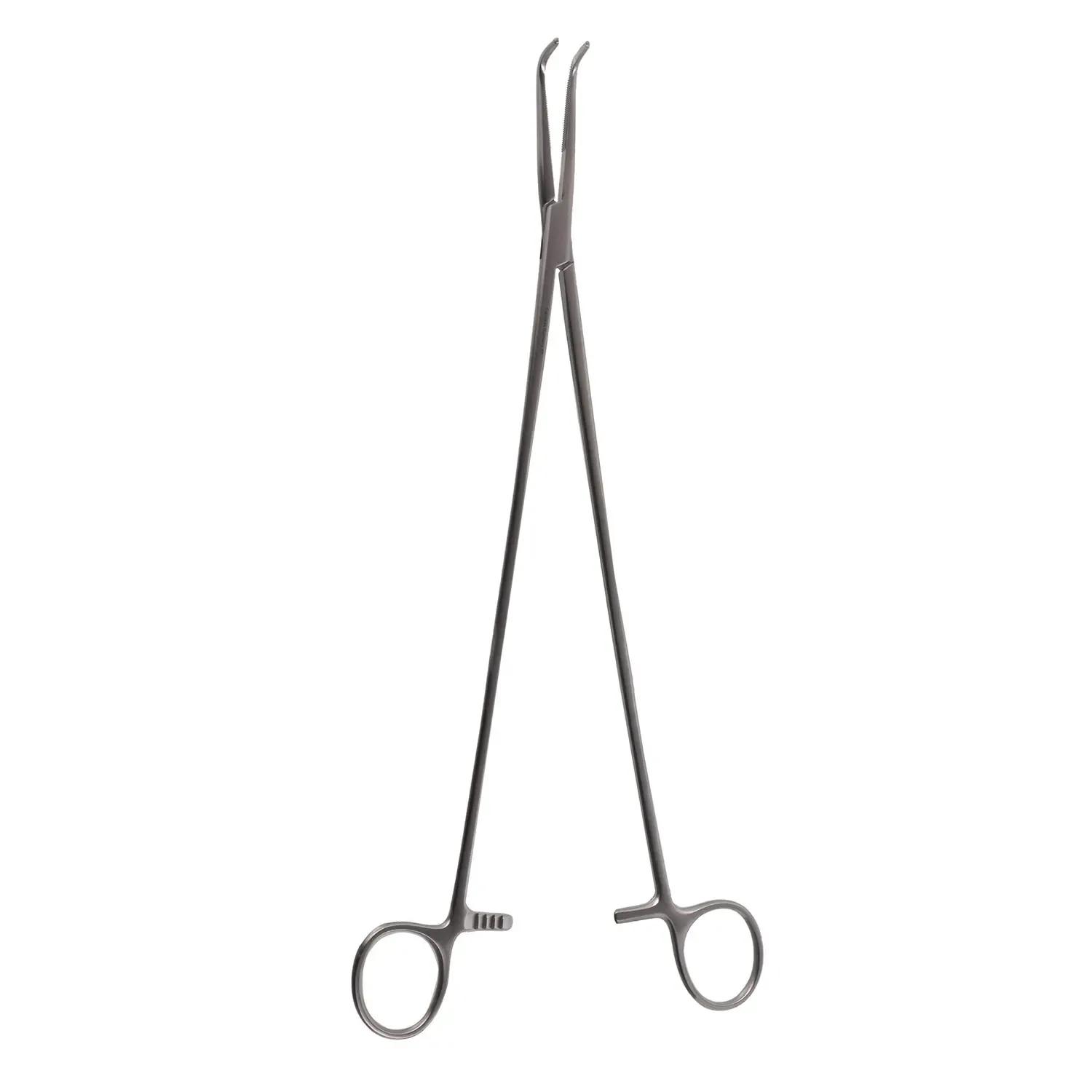Kantrowitz Forceps, angled jaws, 12″