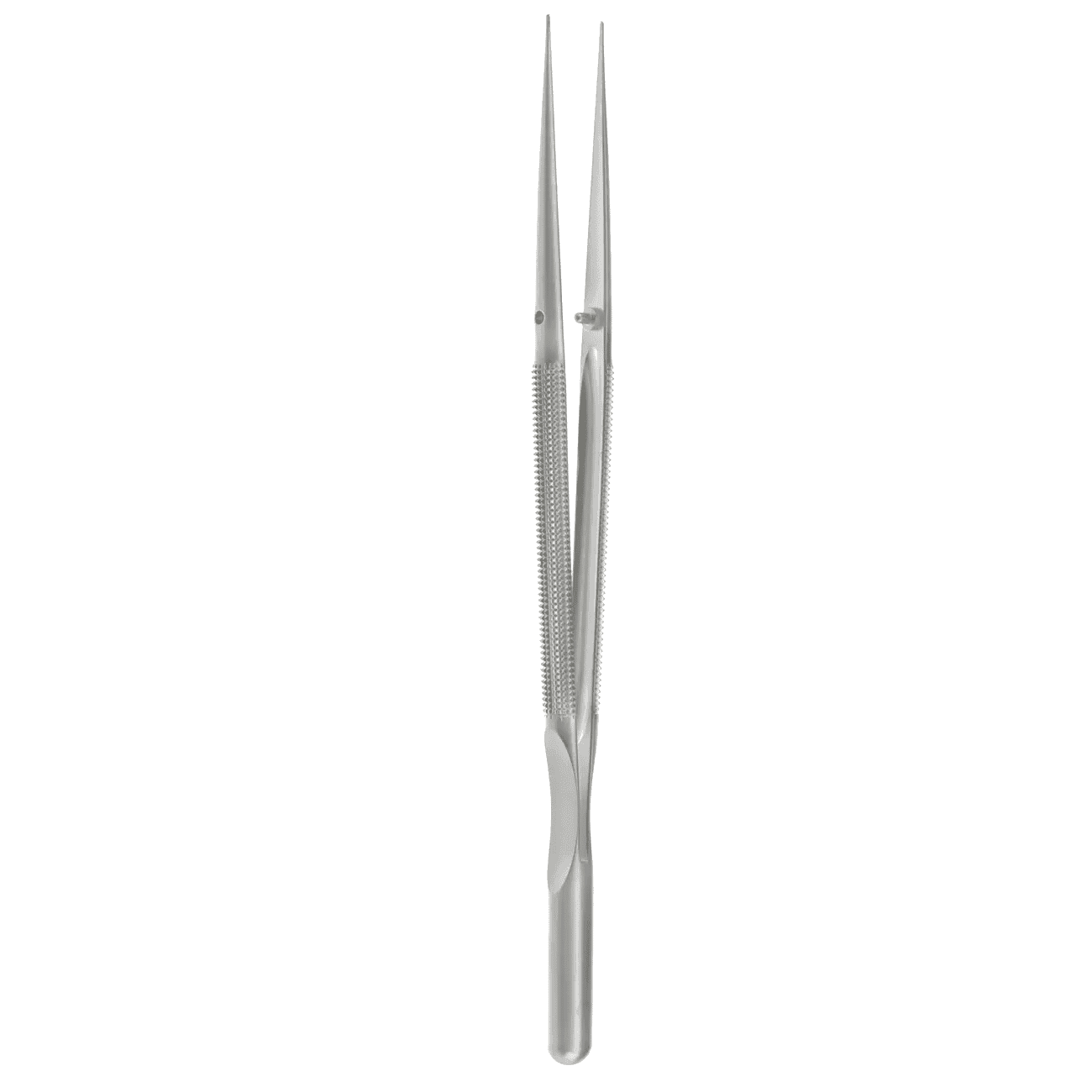 18cm Pierse Forceps – Round Handle 8mm Diameter, 0.3mm Tips