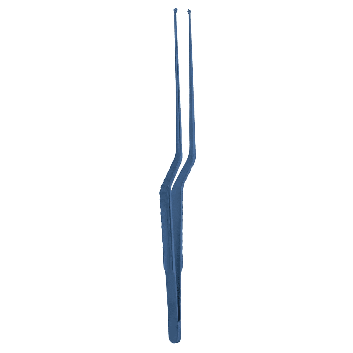 Rhoton Tumor Forceps, Bay, Titanium, serrated, 8 3/4″