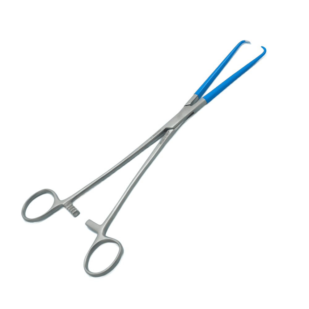 9 3/4″ Schroeder-Braun Tenaculum Forceps Curved Tips