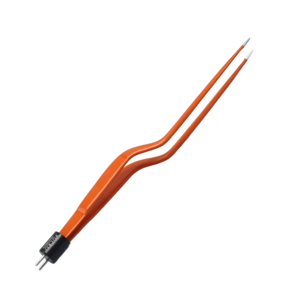 7" Gerald Bayonet Bipolar Non-Stick Forceps 0.5mm Tip
