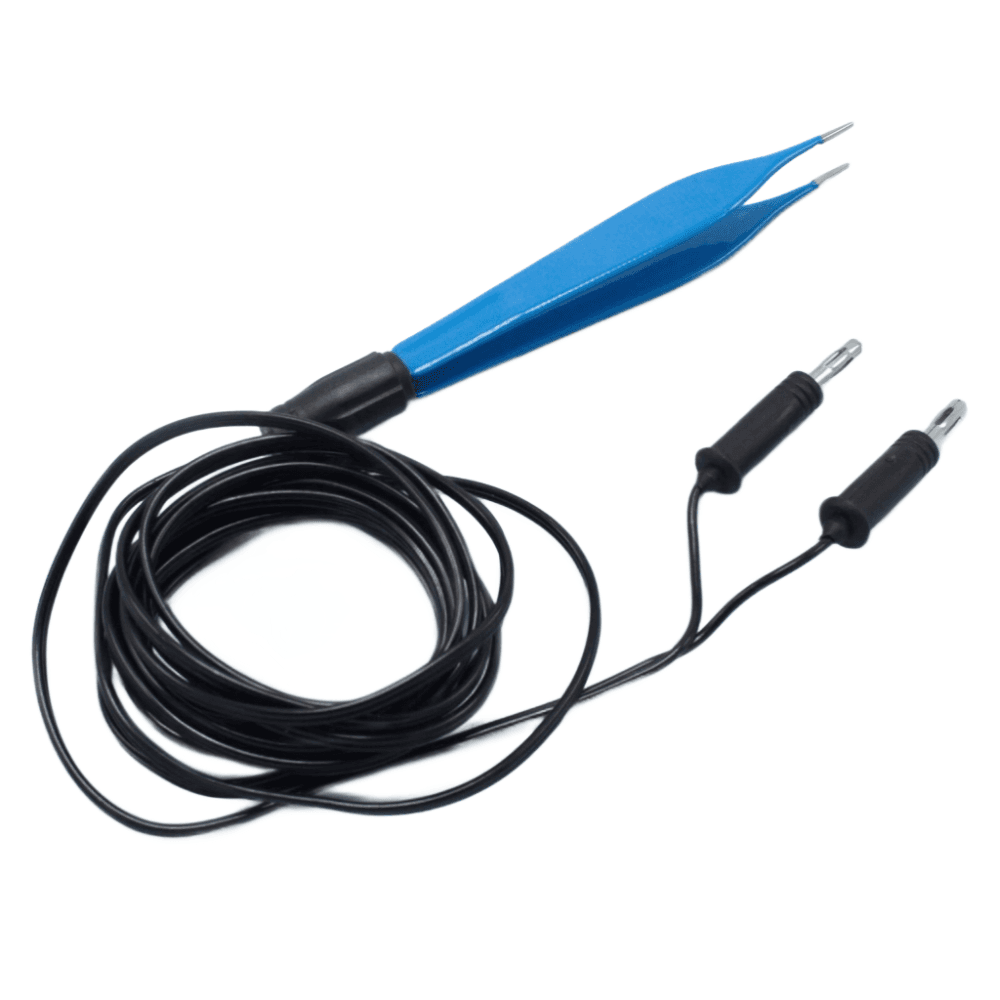 Disposable Bipolar Adson Tissue Forceps Insulated Electrosurgery
