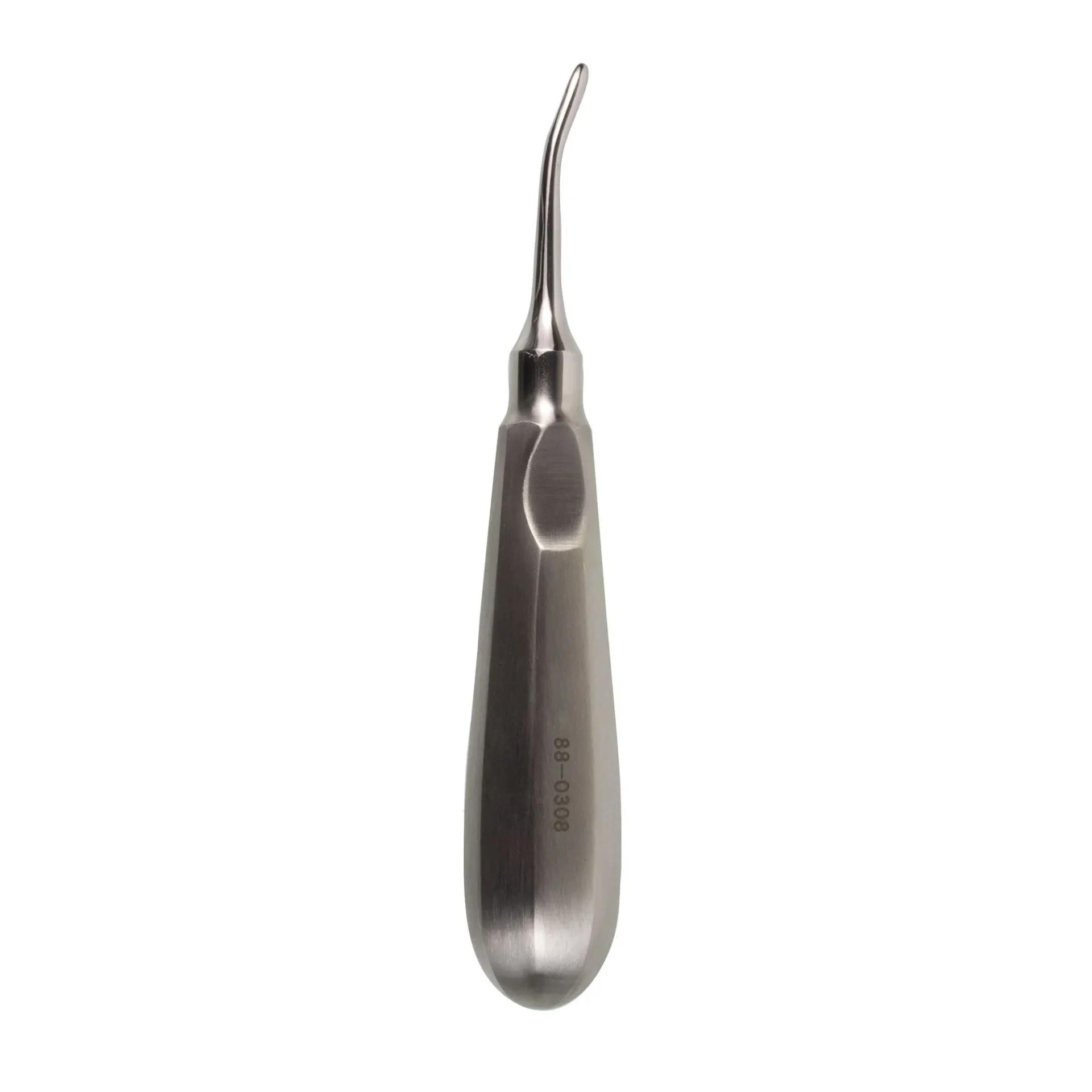 Standardized surgical instrument title: [Length] [Pattern/Eponym] [Instrument Type] [Specific Dimension / Finish / Tip]. Example: 7 1/4″ Lambotte Osteotome 14mm Curved
