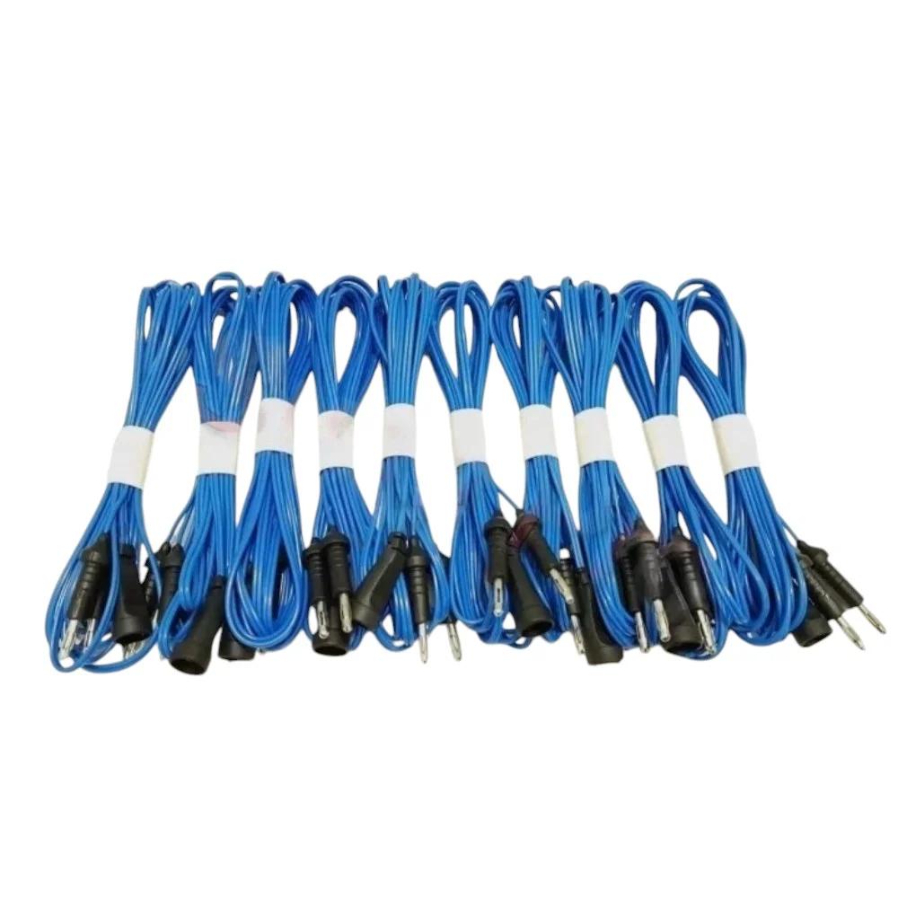 10× Set Disposable American Bipolar Forceps Cords – 3 Meters Length