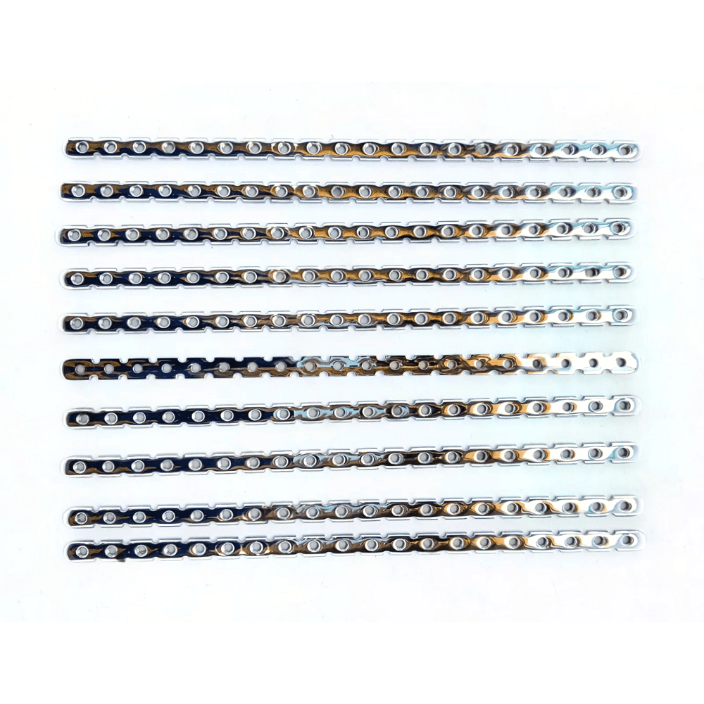 3.5mm Veterinary Reconstruction Plates 20 Holes Orthopedic Surgical Set 10 Pcs