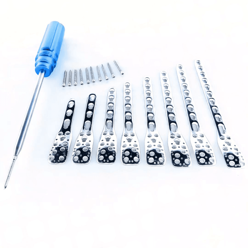 3.5mm Proximal Humerus PHILOS Plate 3H to 10H with Locking Screws 54 Pcs Set SS