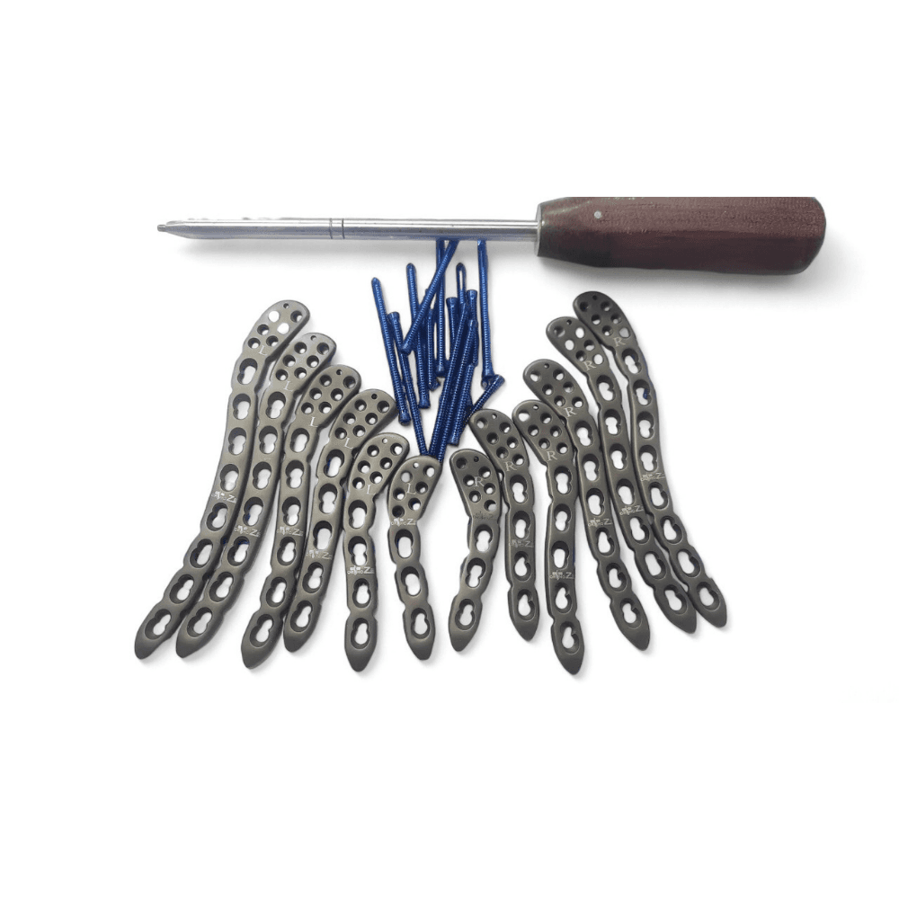 Superior Anterior Clavicle S Locking Plate 3 To 8 Holes R &L Titanium (114 pcs)