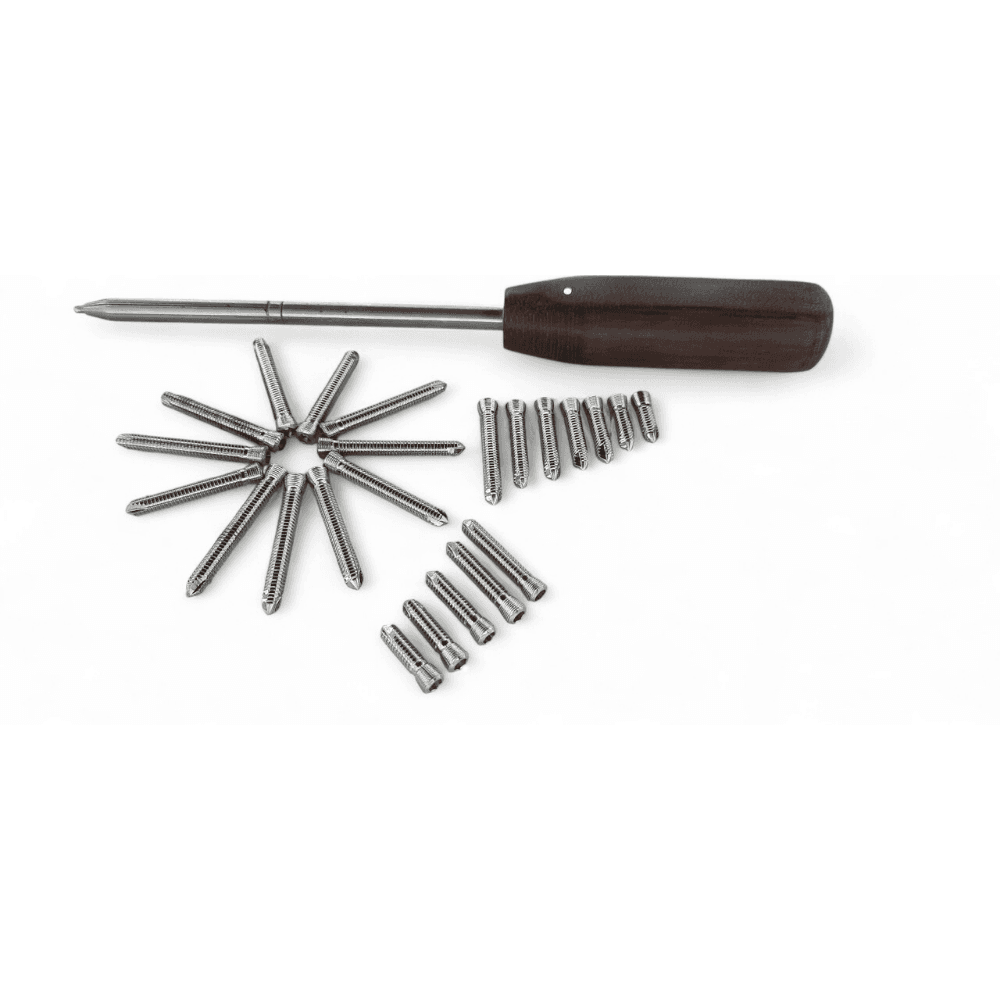 3.5 mm Safety Locking Screws – Titanium Grade 5 & Stainless Steel 316L – 280 Pcs
