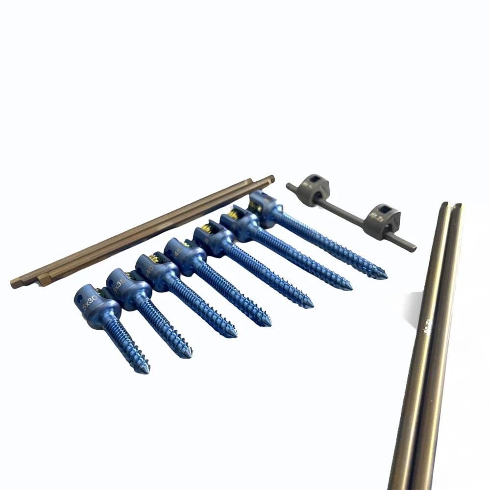 4.5 mm Monoaxial Pedicle Screw Spine System 21 Pcs