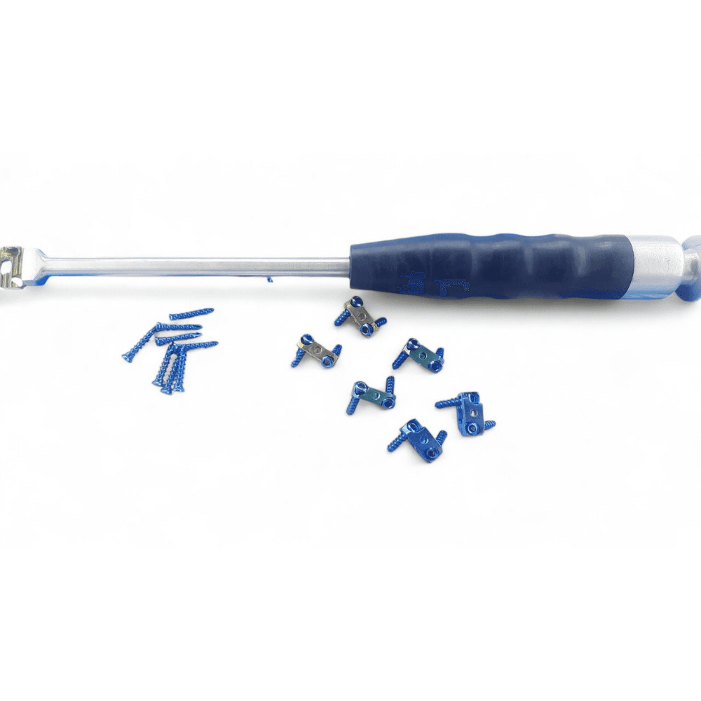 CERVICAL FUSION SPINE CAGE 5,6& 7mm With 124 (16mm& 18 mm ) SCREWS TITANIUM