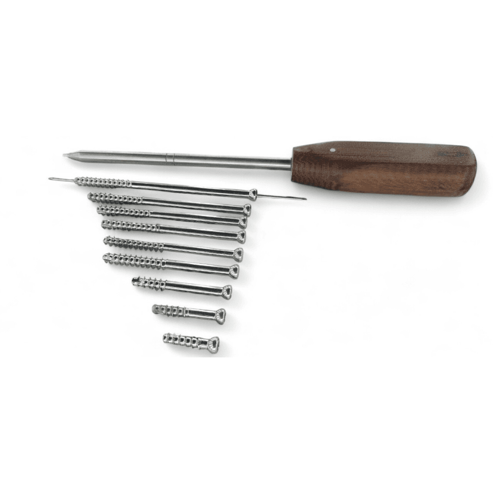6.5mm Cannulated Cancellous Screws 32mm thread Stainless Steel-316L (180 pcs)