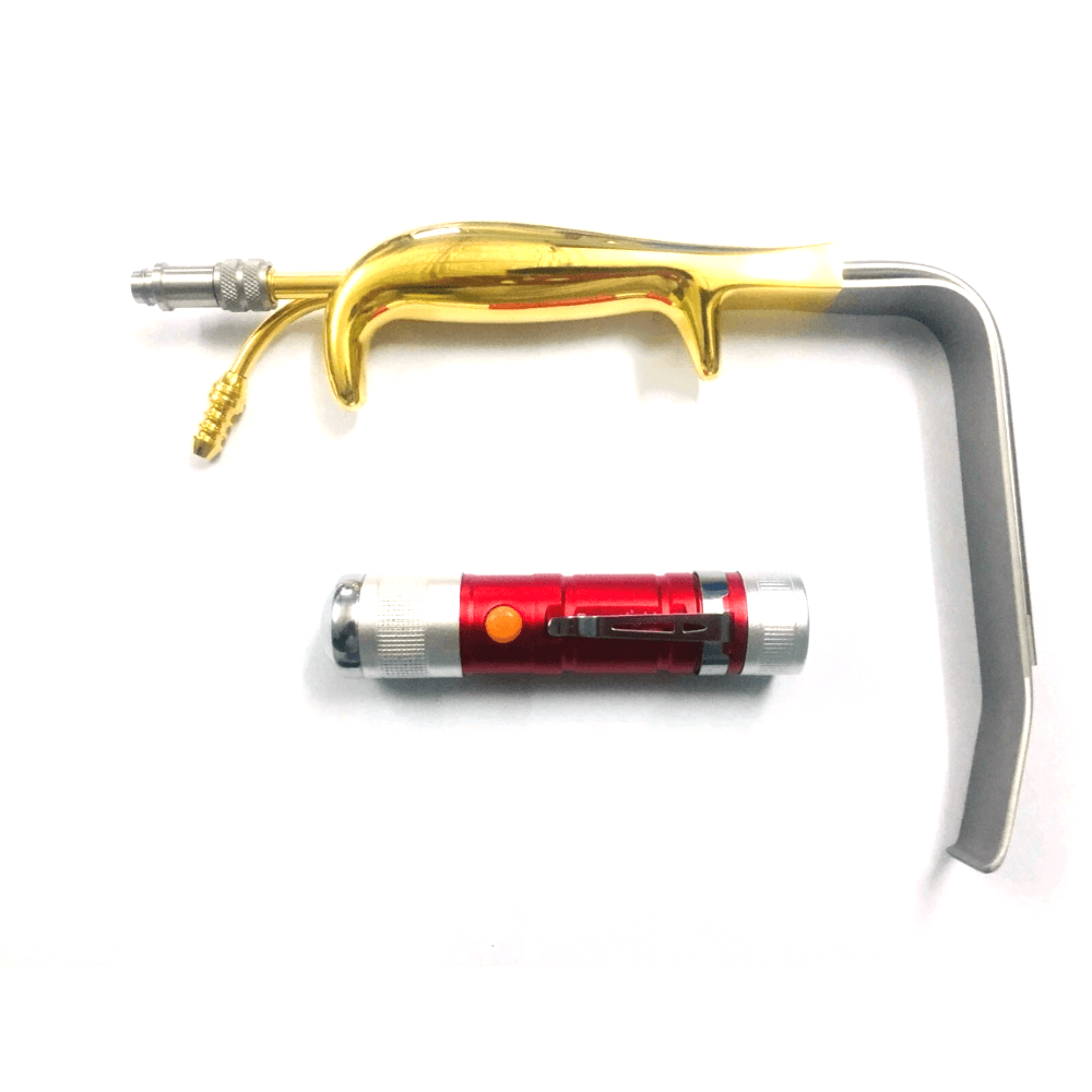 Breast retractors blade size 30mm x 150mm with teeth reusable with led light