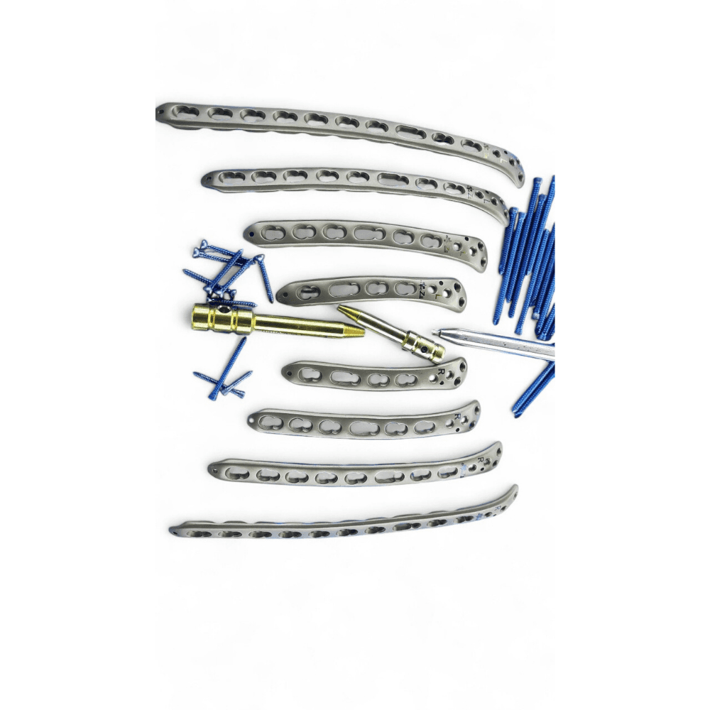Distal Humerus Safety Locking Plates with LCP Screws – Titanium