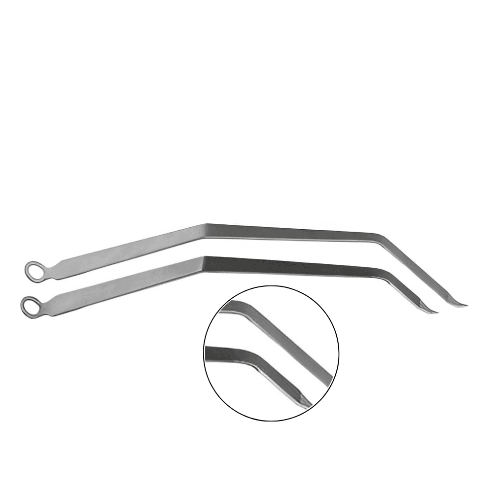 Extra Long Narrow Double Bent Hohmann Retractor