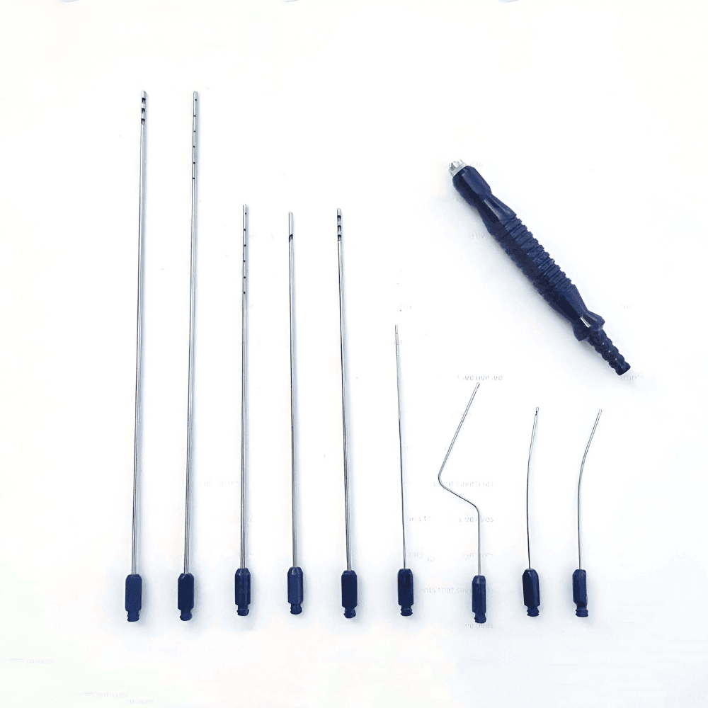 Liposuction Luer Lock Double Mercedes Cannula 3,4,4.5,5mm x 30cm Plastic
