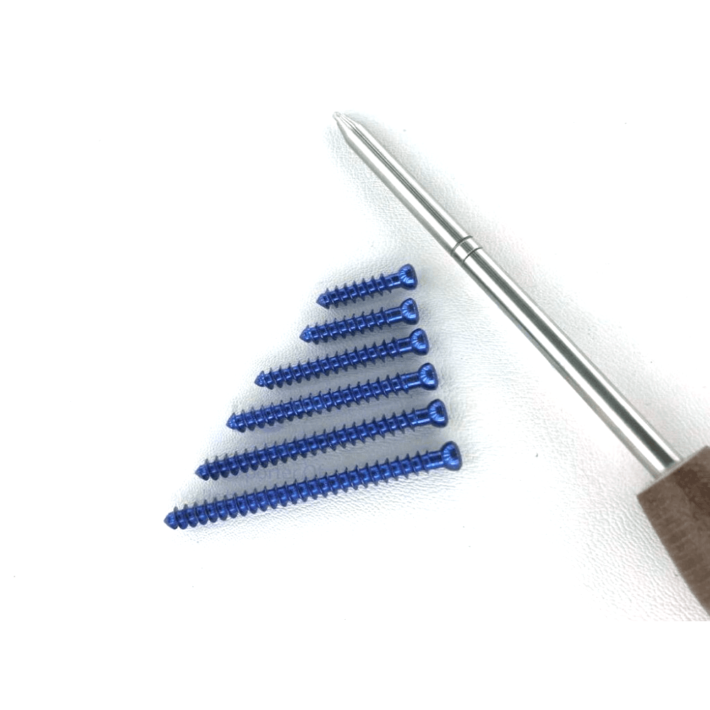 4 mm Cancellous Screws – Full Thread Titanium