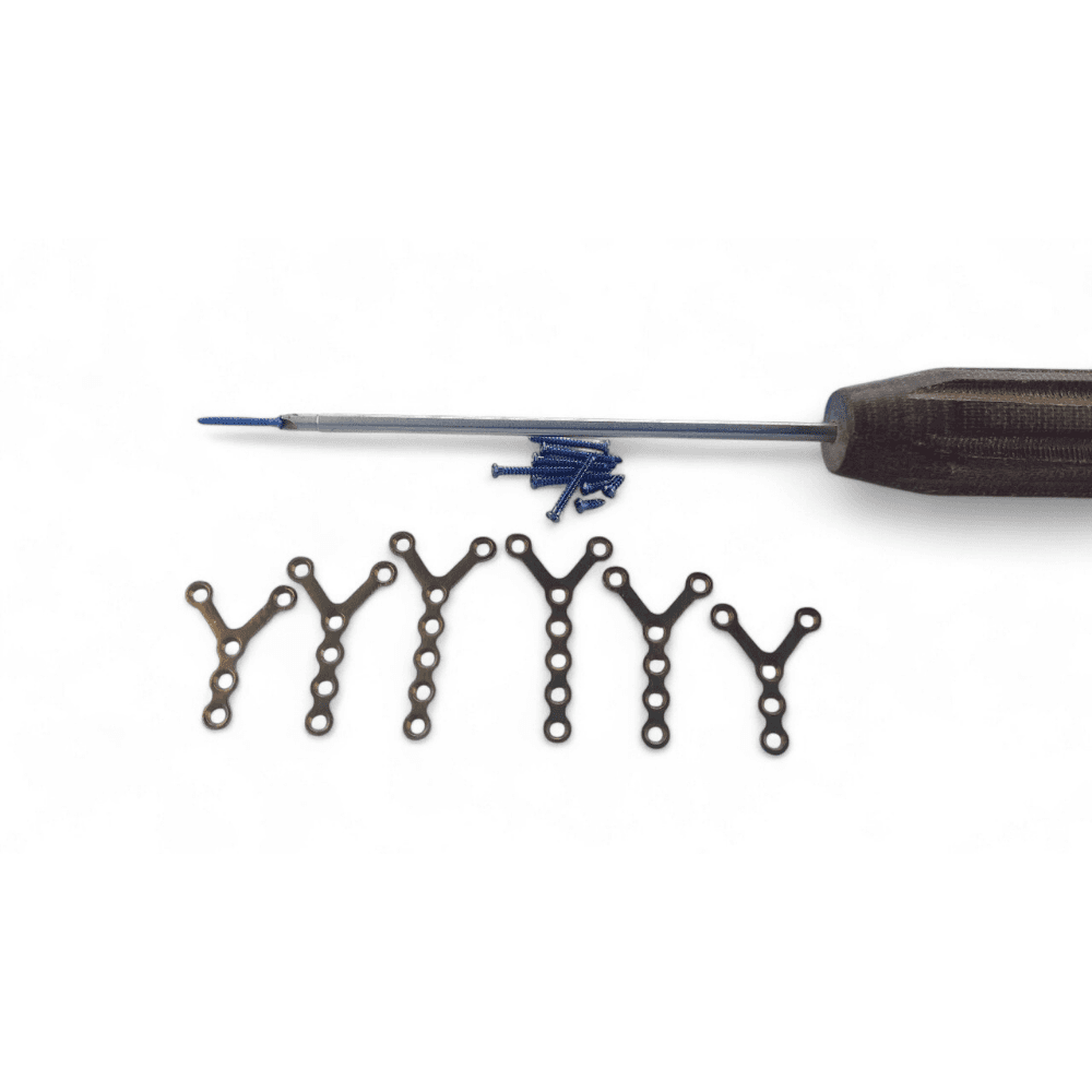1.5 mm Mini Y Maxillofacial Plate & Cross-Head Screws