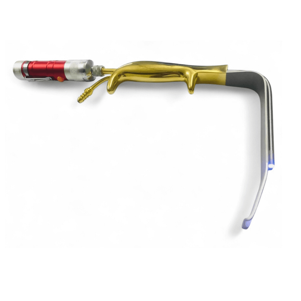 Tebbetts Fiber optic With Led Light Breast Retractor 150mmX30mm Blade smooth end