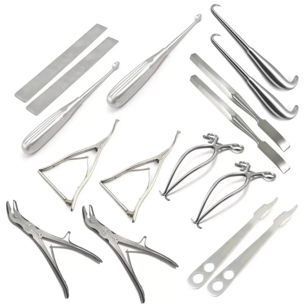 Stainless Steel 16 Piece Orthopedic Surgery Instrument Set