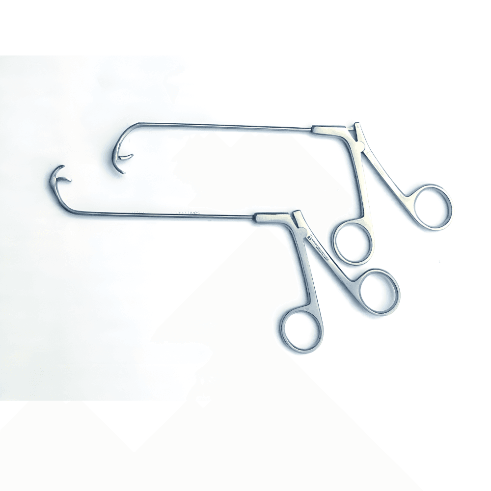 Sinus Nasal Grasping Forceps Curved Downward and Upward Rhinoscopy ENT Fess