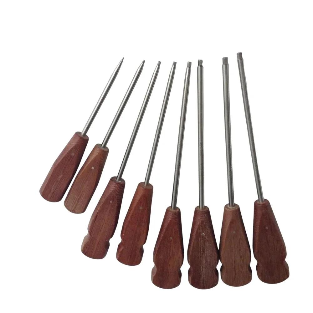 Cannulated Bone Screwdriver Fiber Handle 8 PCS Set