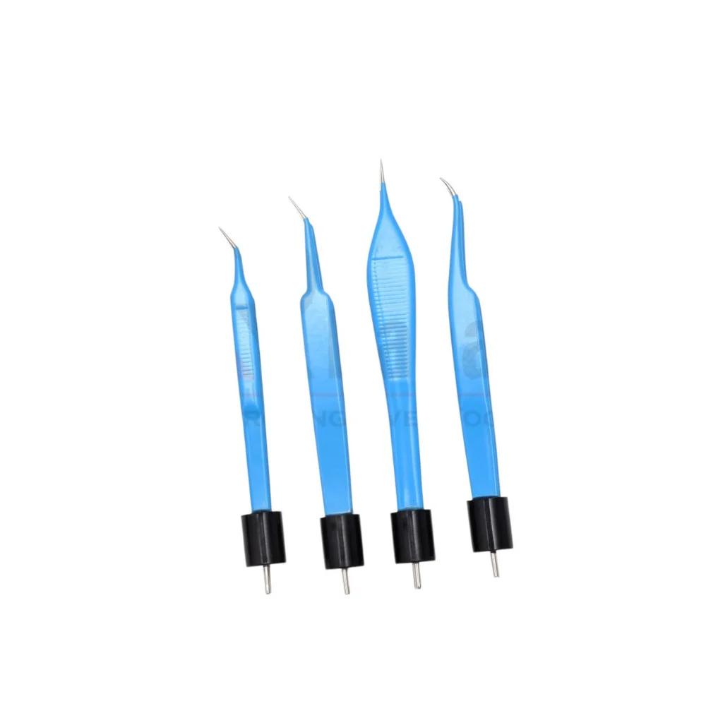 American Bipolar Forceps Set Adson McPherson 0.3mm Tips