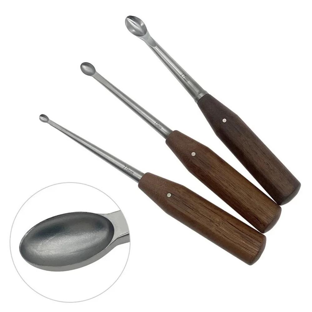 Round Ligment Cutter Hatt Spoon Bone Curette Veterinary Orthopedic Instruments
