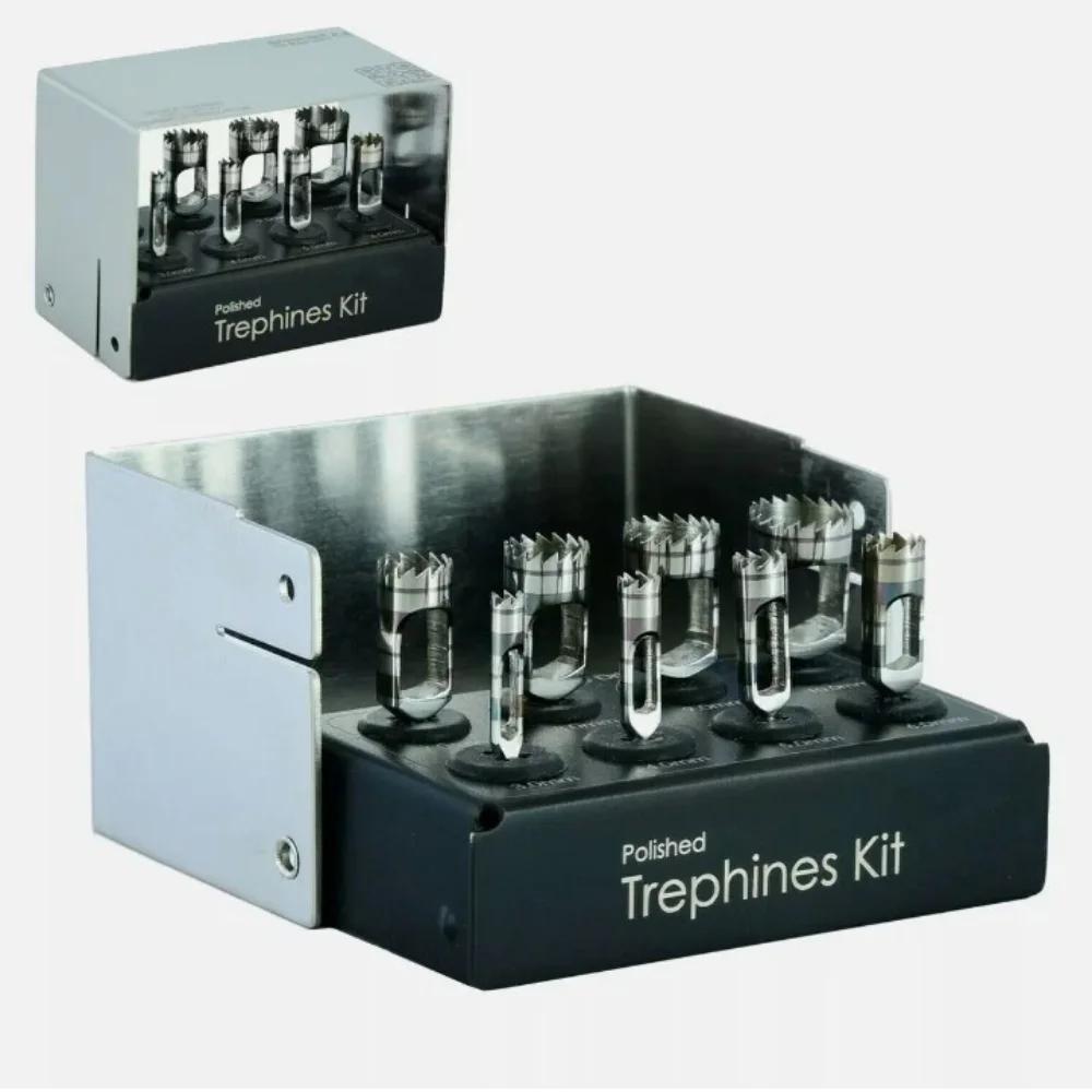 Dental Implant Trephine Kit 8 Pcs Surgical Set
