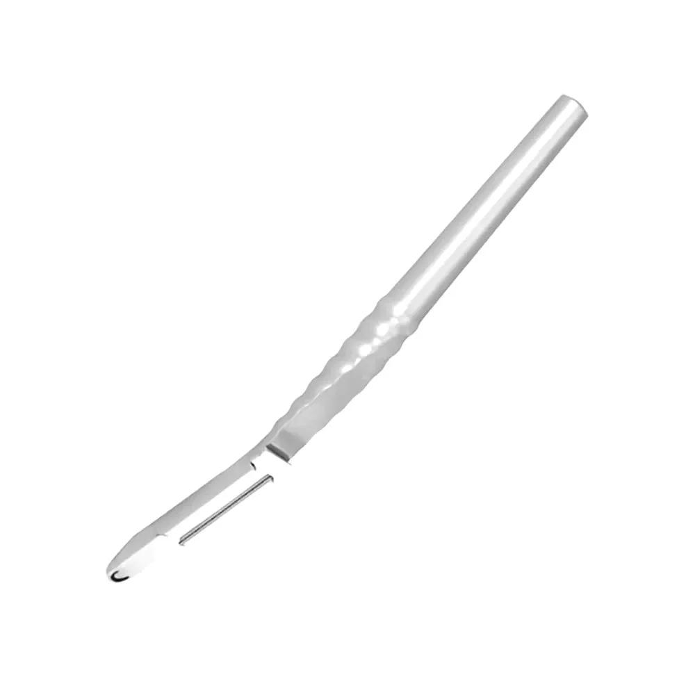Dental Instruments Bone Scraper with Reservoir – Curved 155mm