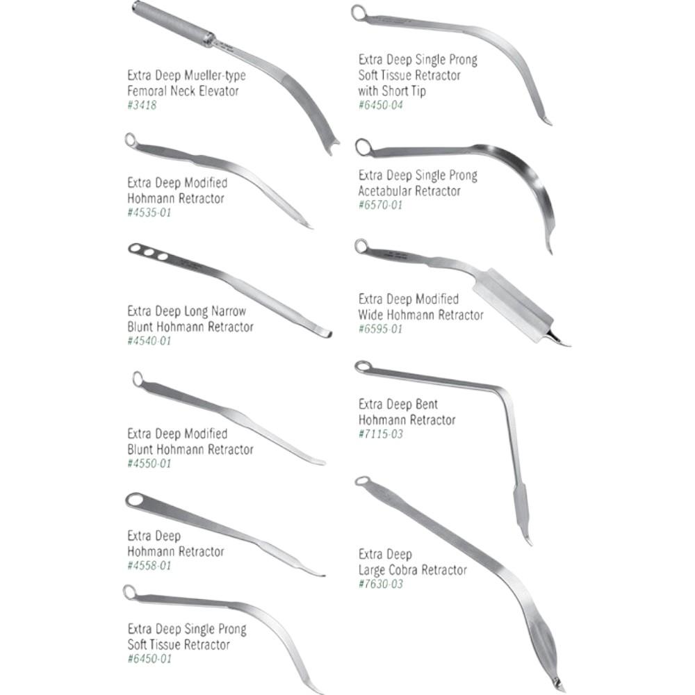 Extra Deep Hip Retractors