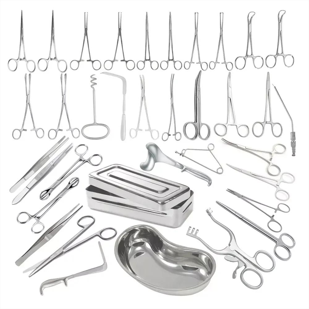 Hysterectomy Set Professional Gynecological Surgical Instrument Kit