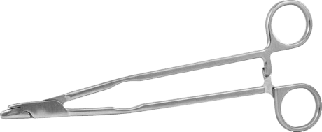 Bates Needle Holder with Suture Cutter