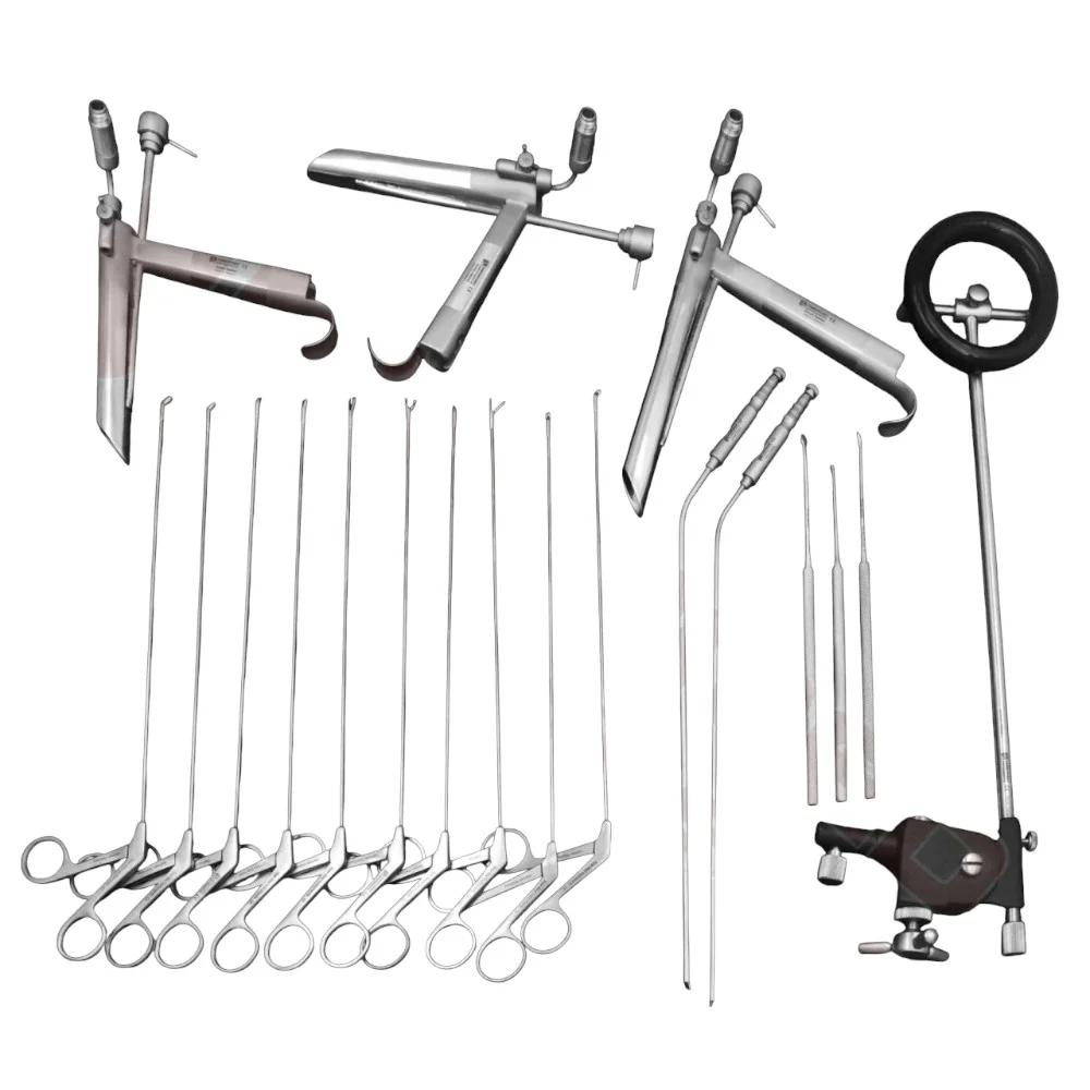 Microlaryngeal Surgery Set Precision ENT Surgical Instruments