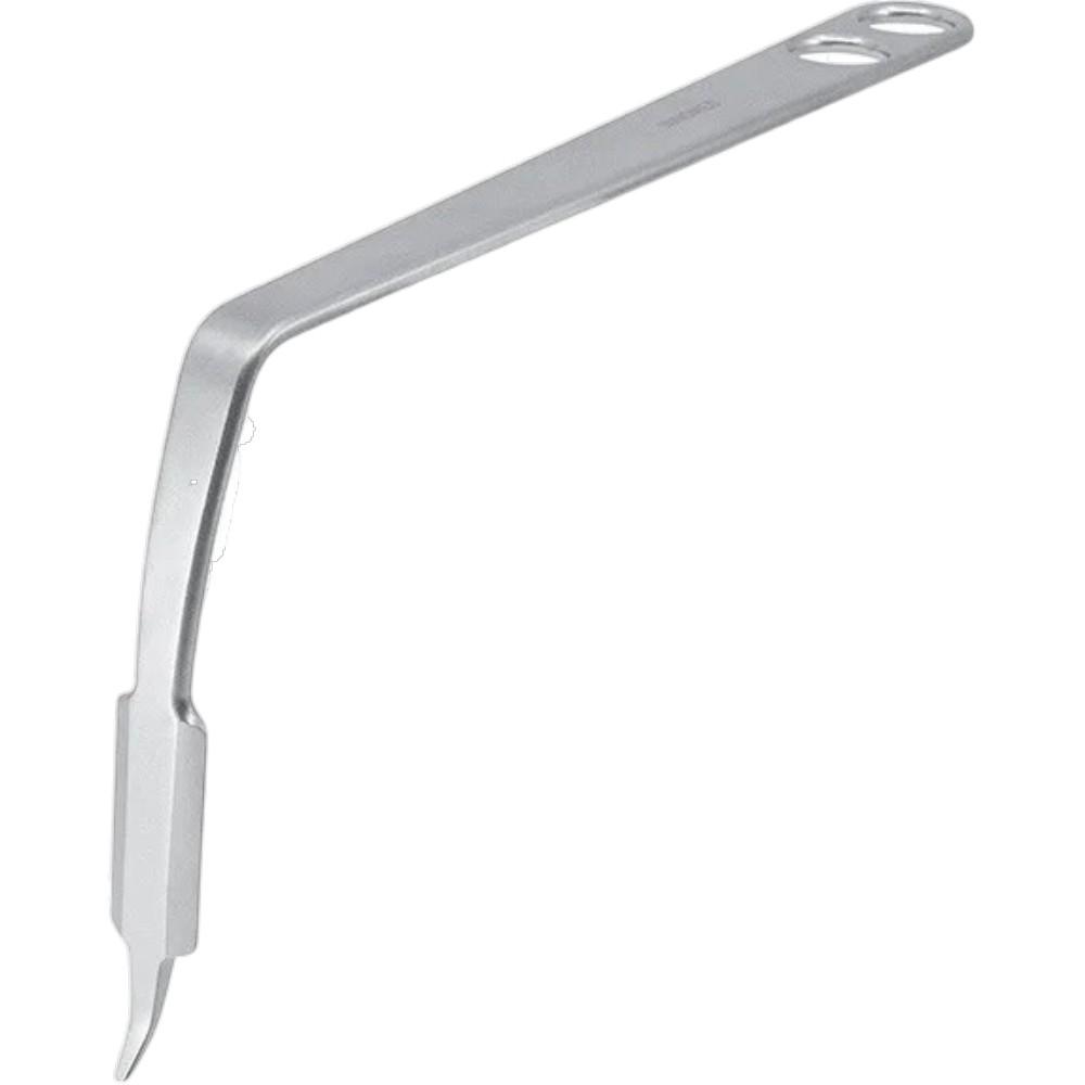 Modified Angled Hohmann Retractor with Long Handle and Short Tip